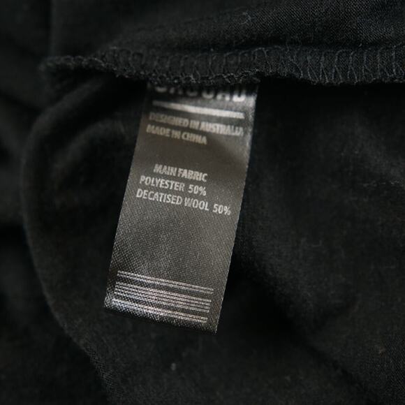 Jaggad Wool Blend Black Cropped Tank Top Womens Sz M - Picture 4 of 5